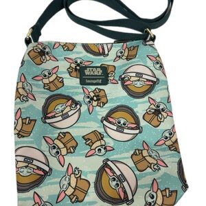 Loungefly Star Wars Baby Yoda Patterned Bag